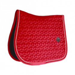 Tapis de selle Velvet Jumping - FULL - Rouge