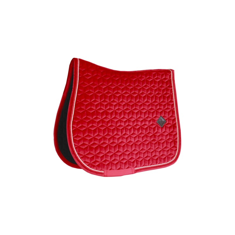 Tapis de selle Velvet Jumping - FULL - Rouge