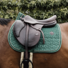 Tapis de selle Velvet Jumping - FULL - Vert Foncé