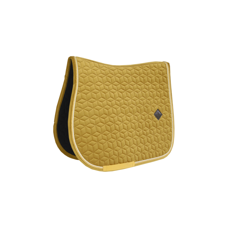 Tapis de selle Velvet Jumping - FULL - Moutarde
