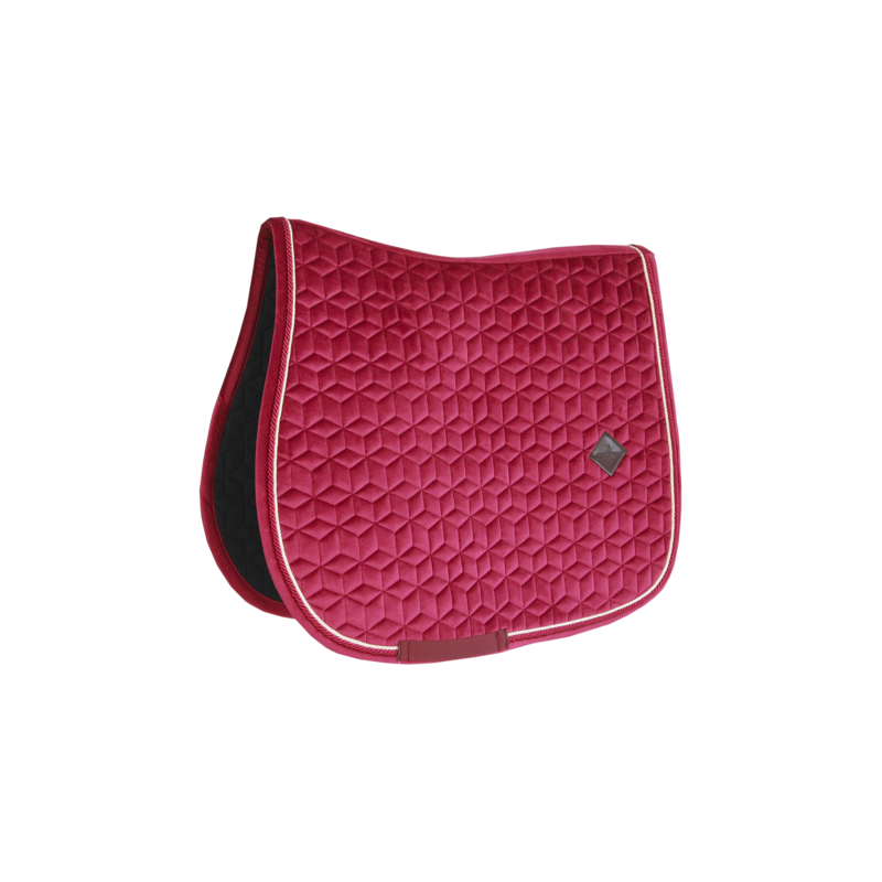 Tapis de selle Velvet Jumping - FULL - Fuchsia