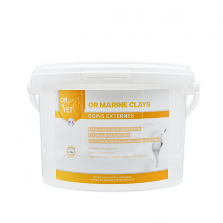 Or marine clays - argile refroidissante & chauffante