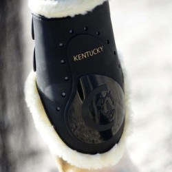 Guêtres de protection protège-boulets Mouton extensibles Kentucky Horsewear Noir