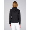 Veste d'entraînement chaude, coupe-vent et imperméable pour femme à capuche